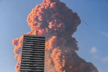 انفجار بيروت معازف لبنان نور عز الدين