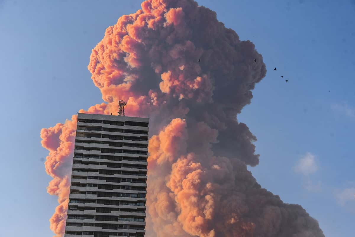 انفجار بيروت معازف لبنان نور عز الدين